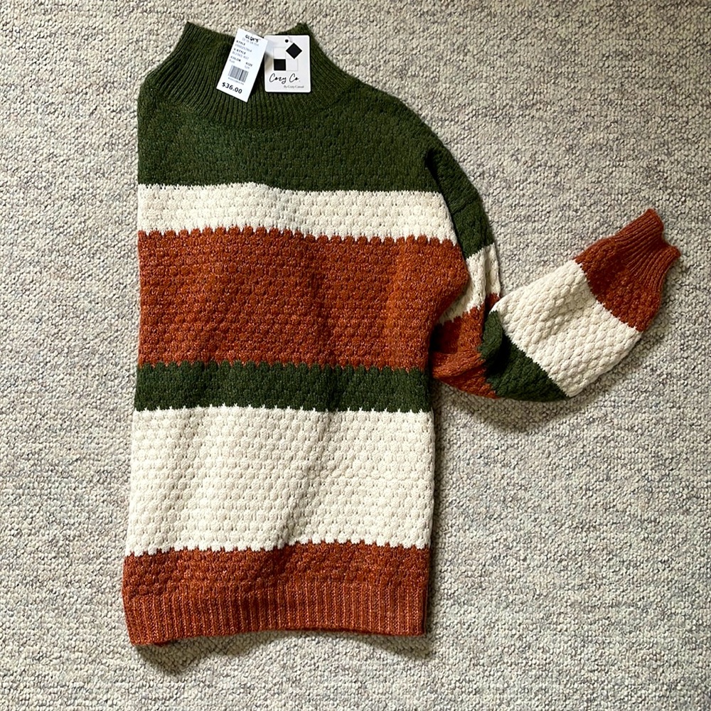 Long sleeve turtle neck sweater from Cozy Co!